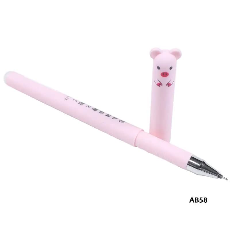 8 pezzi simpatico animale panda mouse penna a inchiostro gel cancellabile penna gel da 0,35 mm forniture per ufficio scolastico regalo per studenti di cancelleria