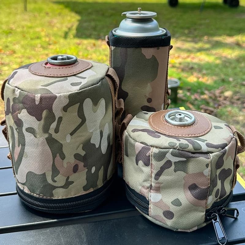1 Pezzo Accessori per Campeggio all'Aperto, Copertura Protettiva per Fornello a Cassetta, Attrezzatura da Picnic, Borsa Portaoggetti per Serbatoio Gas da Campeggio e Picnic