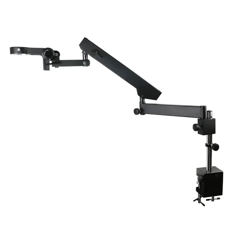 2025 vendita calda staffa di messa a fuoco da 76mm 25mm/32mm colonna clip bilanciere staffa per microscopio stereo binoculare trinoculare
