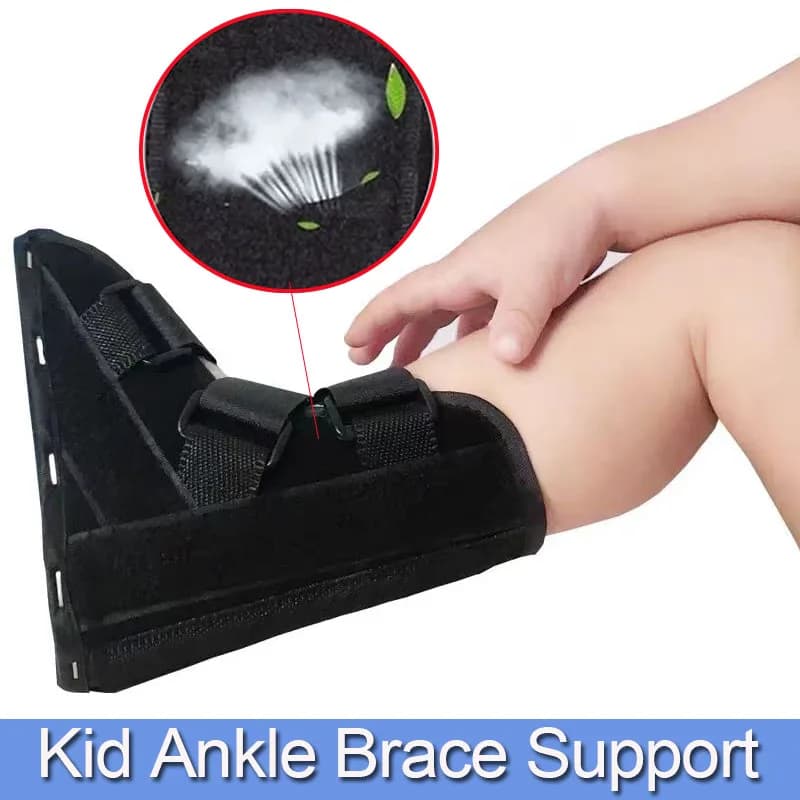 1 pz medico per bambini fissazione della caviglia tutore per caviglia regolabile supporto per tutore per piede per bambini stecca di supporto varo valgo