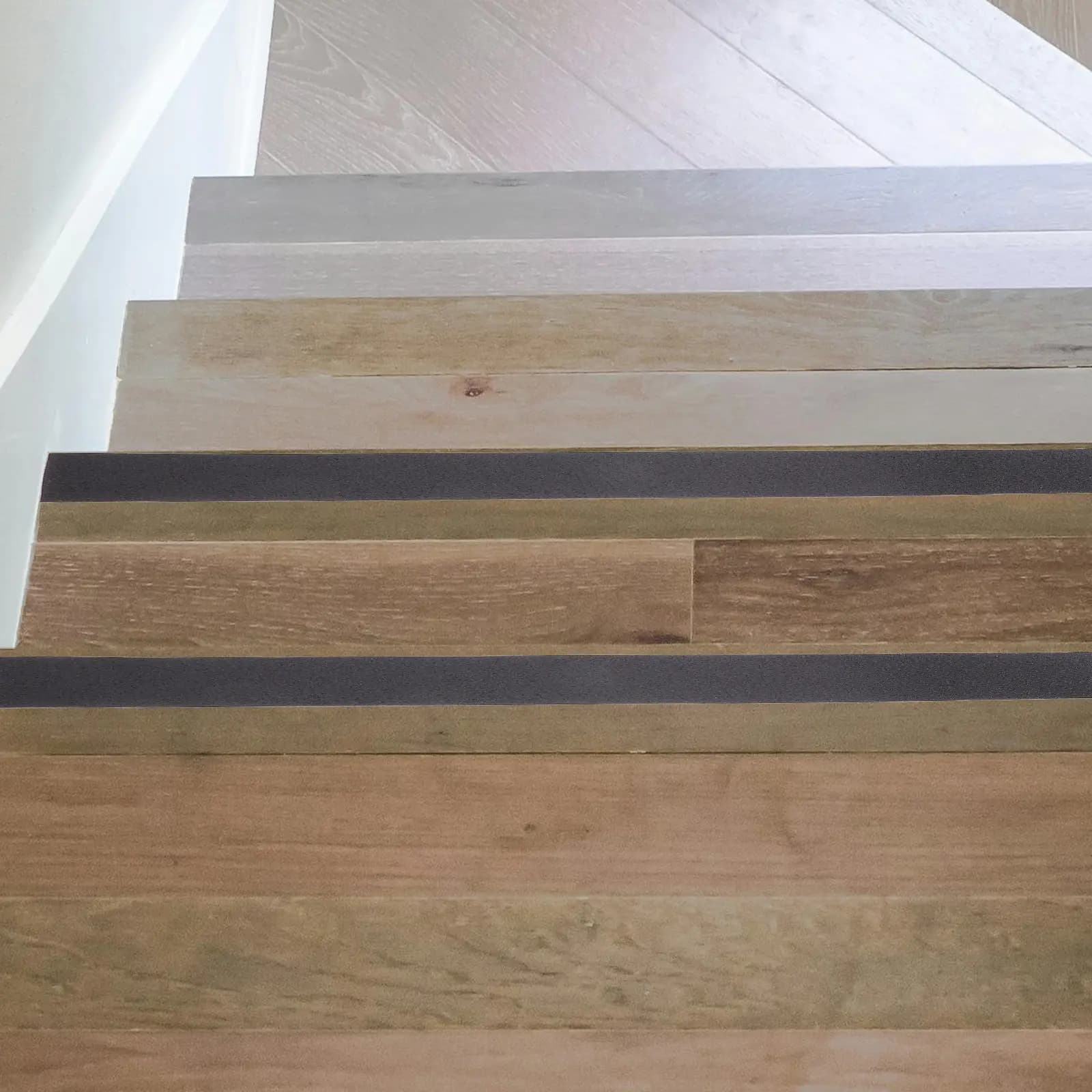 1 Rotolo di Nastro Antiscivolo di Sicurezza, Forte Presa e Trazione per Scale, Gradini, Rampe, Scale in Legno, Pavimenti di Palestre, Barre per Trazioni, Antiscivolo