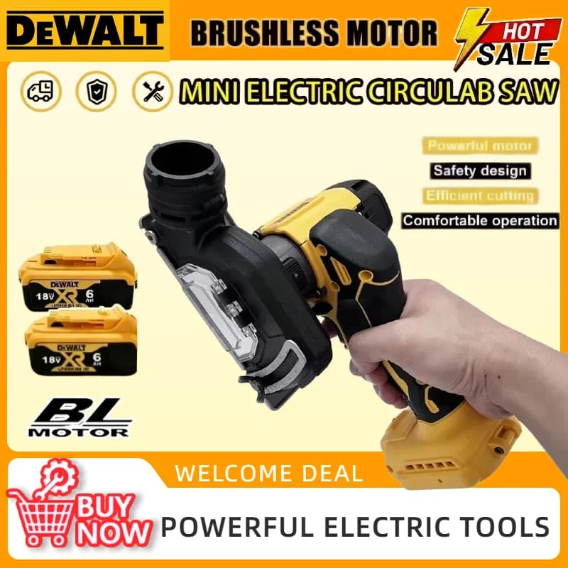 Mini smerigliatrice angolare Dewalt da 3 pollici 2.0, utensile elettrico senza fili per taglio, sega circolare, utensile elettrico per batteria Dewalt