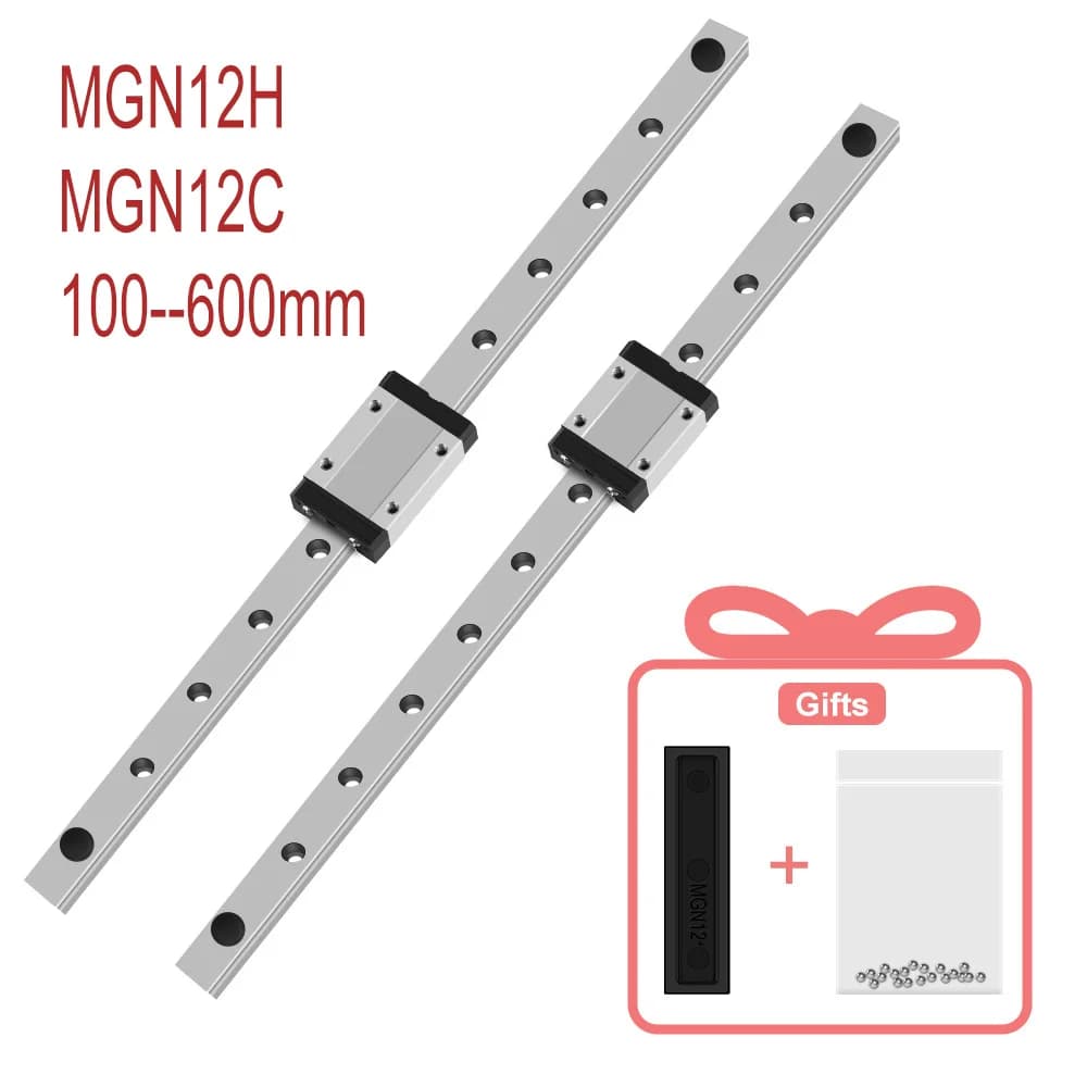3D Printer Parts MGN12H Mini Sliding Linear Driving Track MGN 3D Printer Cart CNC Laser Engraving Machine