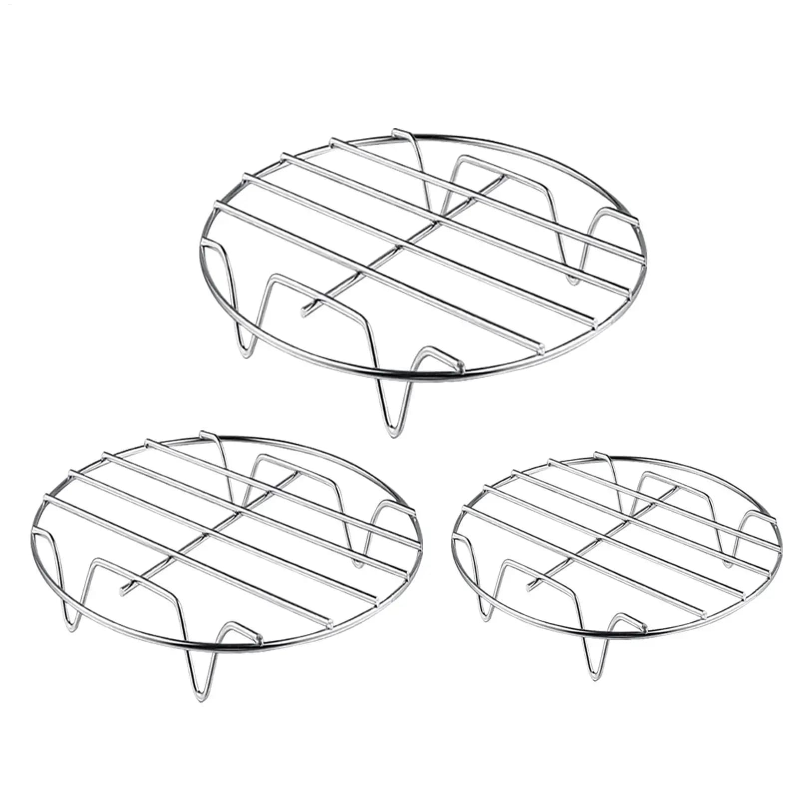 Stainless Steel Cookware Steamer Rack Cooking Baking Pot Stand Airfryer Grill Food Accessories Kitchen Steaming Racks
