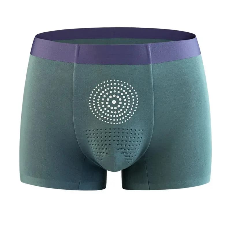 Mutandine da uomo funzione magnetica boxer antibatterici traspiranti mutande senza cuciture slip modali mutandine alla pesca intimo Sissy