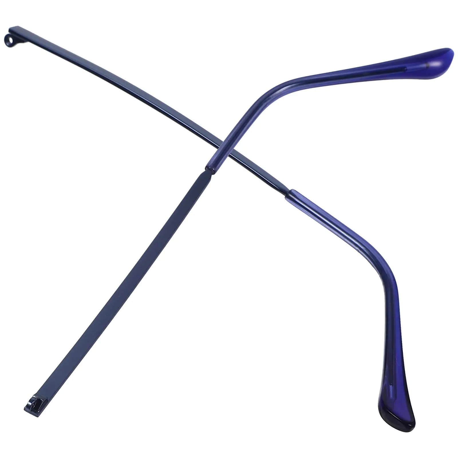 1 Pair of Spare Parts for Sun and View Glasses, Metal and Resin, Subtle Design, Resistant to Usura, Robust and Stable