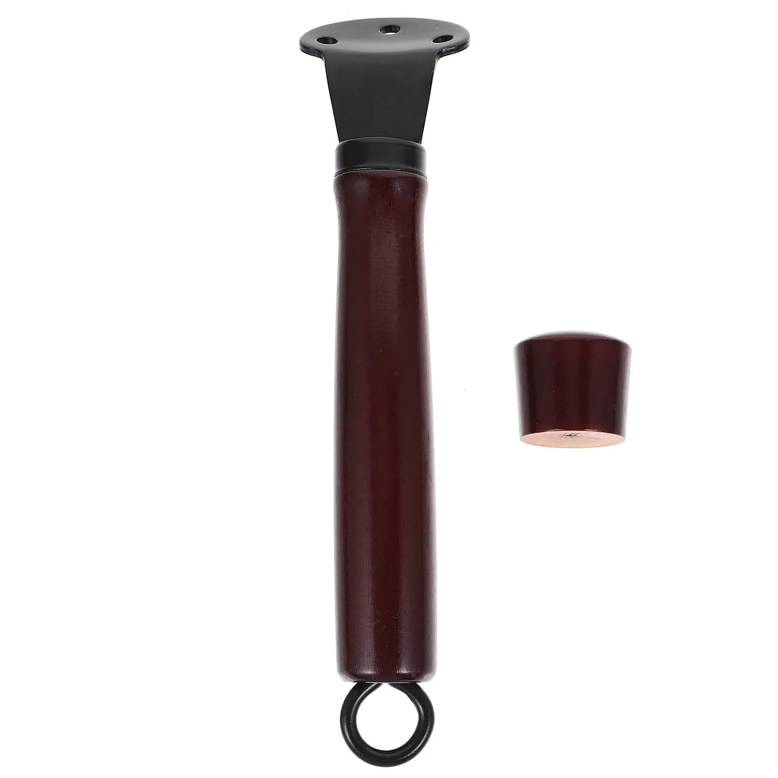 Set di 1 manico in legno e pomello per coperchio, facile da pulire, lavabile in lavastoviglie, installazione rapida, compatibile con padelle, bollitori, pentole e casseruole