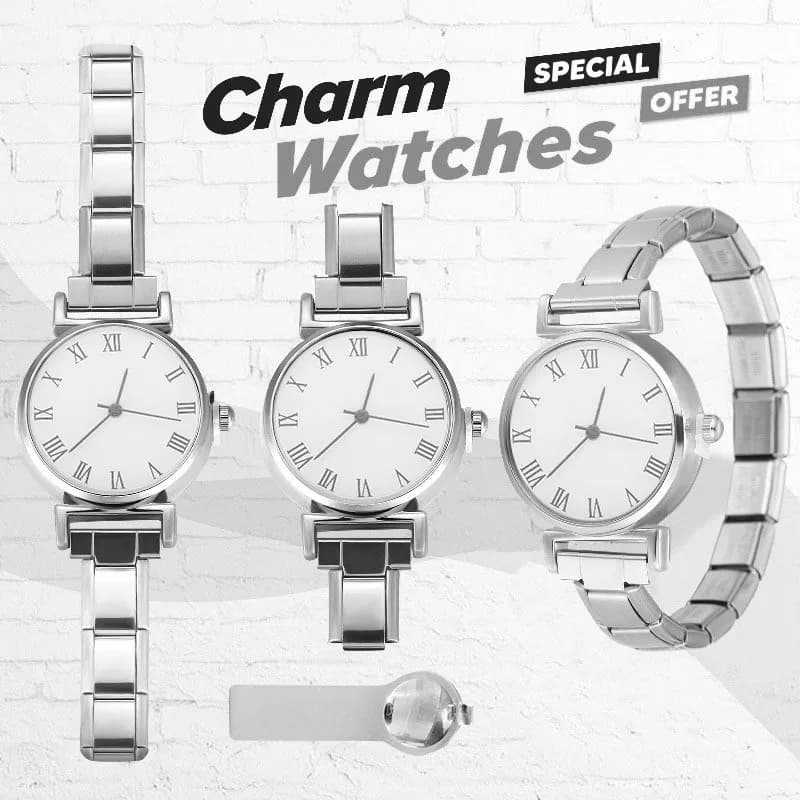 New Fashion Men Women's Stainless Steel Round Simple Watch Bracelet Bangle For Friend Wife Birthday Gift Jewelry DIY
