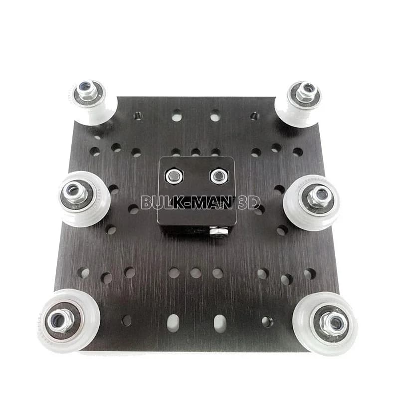 Openbuilds XLarge Set di piastre a portale con trave a C Puleggia speciale per ruote con piastra scorrevole per profili in alluminio con scanalatura a V Parti della stampante 3D