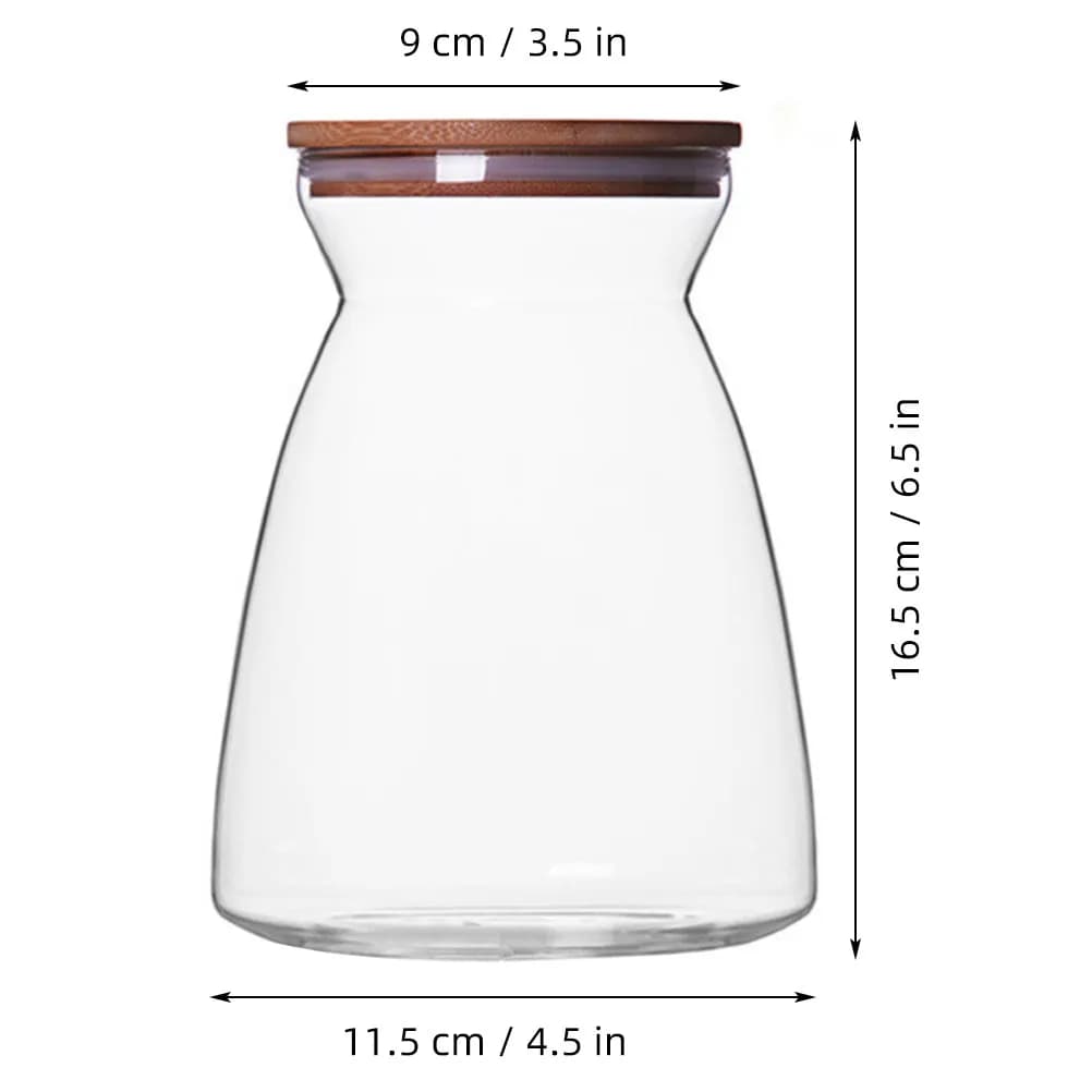 1100Ml Premium Airtight Food Storage Container Sealed Canister for Loose Tea Coffee Cereal Rice Beans Salt Sugar Candy Dry Food