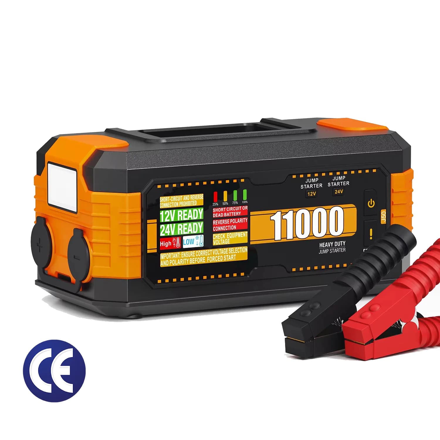 Avviatore di Emergenza Potente 12V 24V per Auto e Camion, 10080A di Picco, Power Bank da 84000mAh per Attrezzature Minerarie