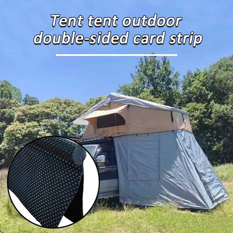 1m Caravan Awning Rail Piping 6mm Double Flap Black Grey PVC Core Keder Camping/Tent/Awnings/Tents Exterior Car Accessories