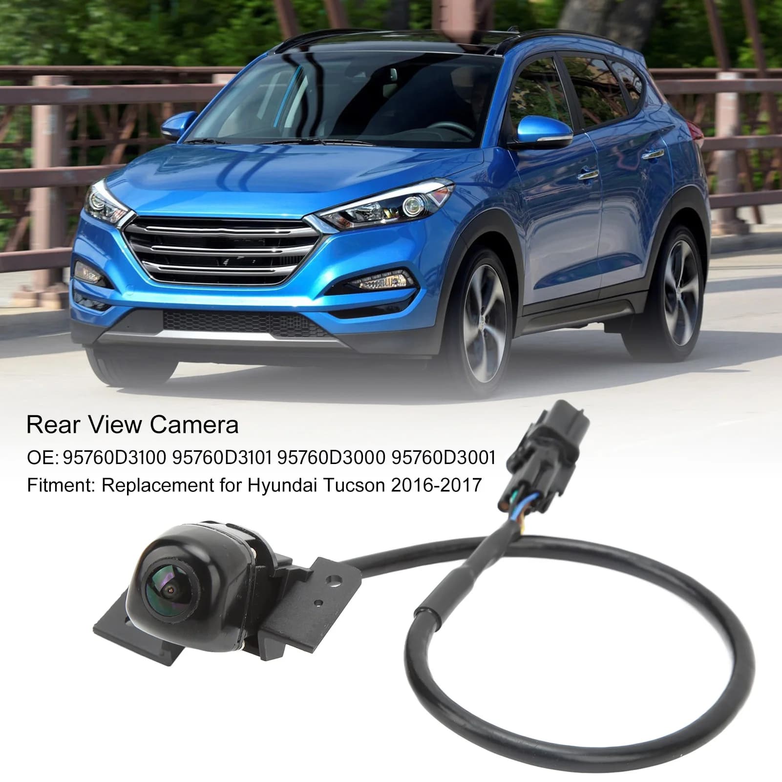Reverse camera 95760 d3100 replacement camera for parking assistance for Tucson 2016/2017