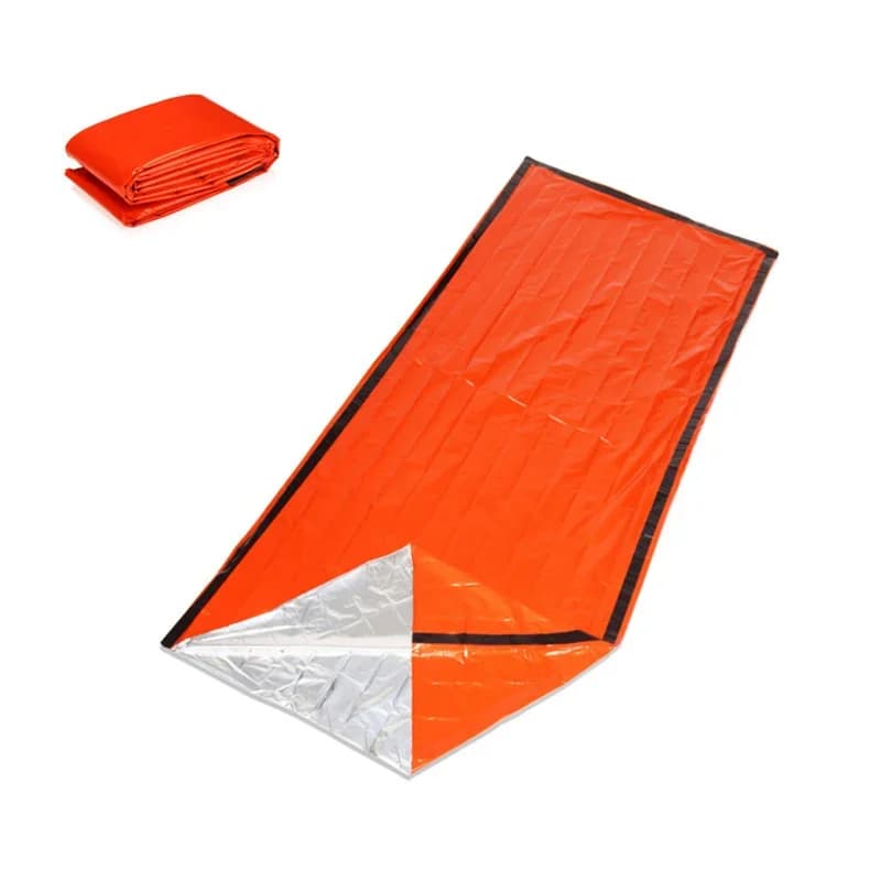 Flannel heating sleeping bags lining ultralight outdoor camping travel winter heated sleeping bag lining with compression bag