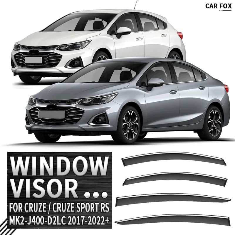 Per MONZA Cruze 2008-2022 + Finestra di Automobile Visiera Tenda Shelter Parabrezza Finestrino Laterale Pioggia Parasole Accessori Auto Car Styling