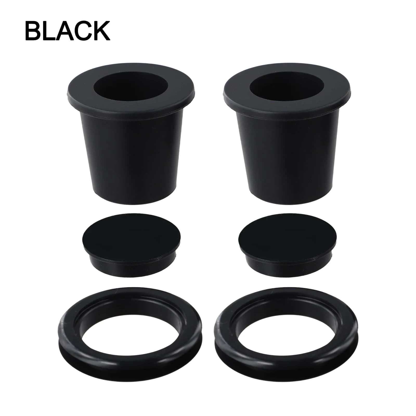 2 Set di Coperture ad Anello in Silicone per Fori di Ombrelloni da Patio, per Fori da 2-2,5 Pollici, Stabilizzatori per Pali di Ombrelloni, Anelli per Base Ombrellone