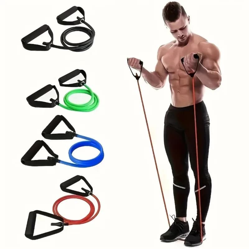 Yoga Belts Resistance Faxes with Handles Exercise Faxes for training with handles for men Woman Strength Training Equipment