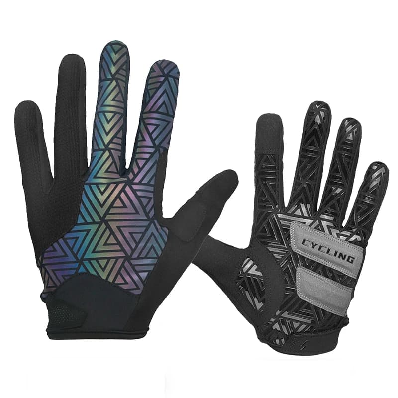 Cycling Gloves with Full Fins Spring Autumn Touch Screen Road Bike Mountain Bike Sports Gloves MTB Gel for Men