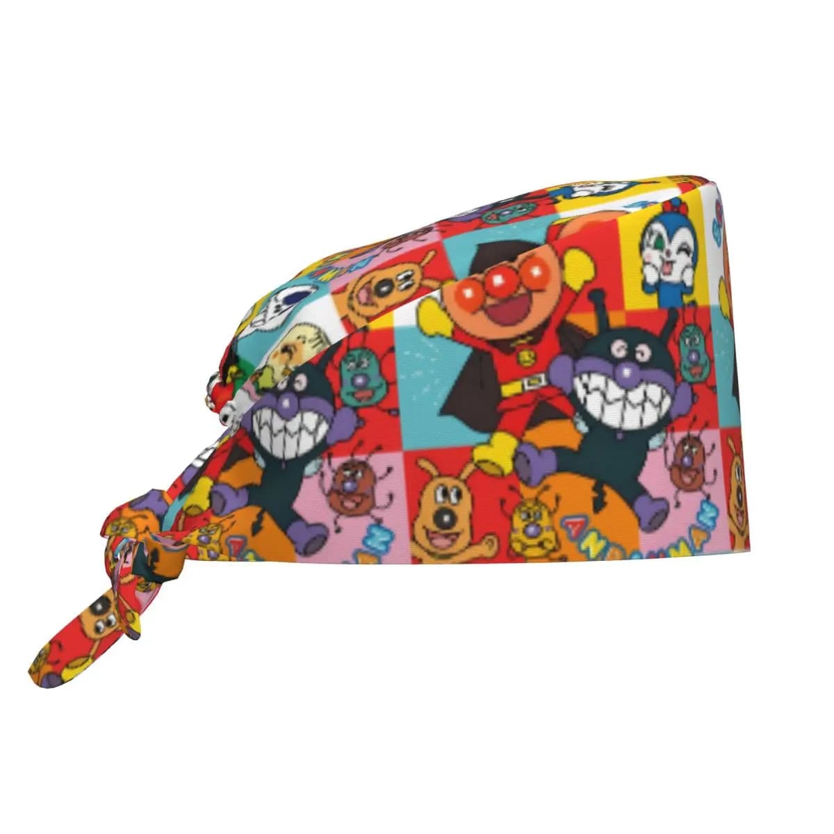 Cappello da lavoro per film di pane A-Anpanmanes regolabile personalizzato Uomo Donna Scrub Cap Scrub Berretto da chirurgo per medico infermieristico per infermiere