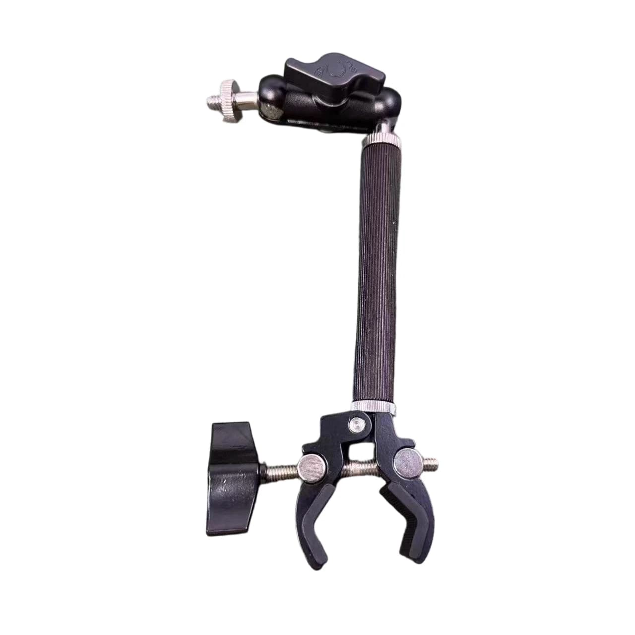 Metal Clamp Camera Mount Bracket 360° Rotatable for DJI Insta360 Action GoPro Cam Motorcycle Outdoor Riding Fix Holder