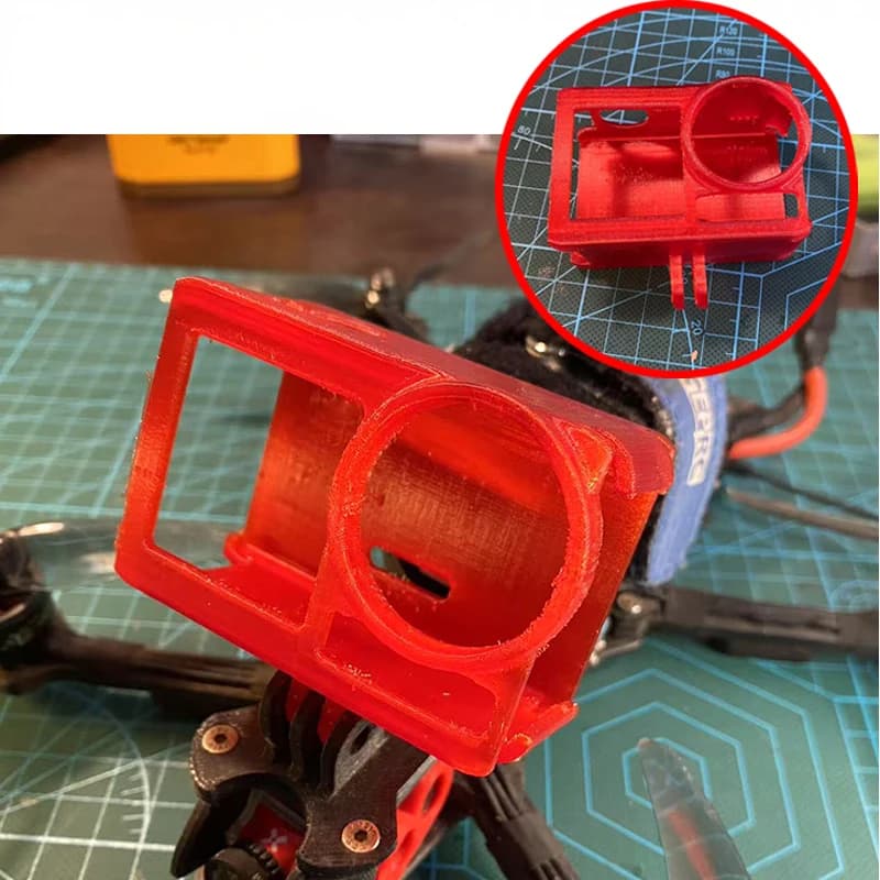 1PCS AC5 Protective Cover 3D Printed Protective Sand Door M5 Camera Mounting Brace for DJI Action 5 Pro Protective accessory