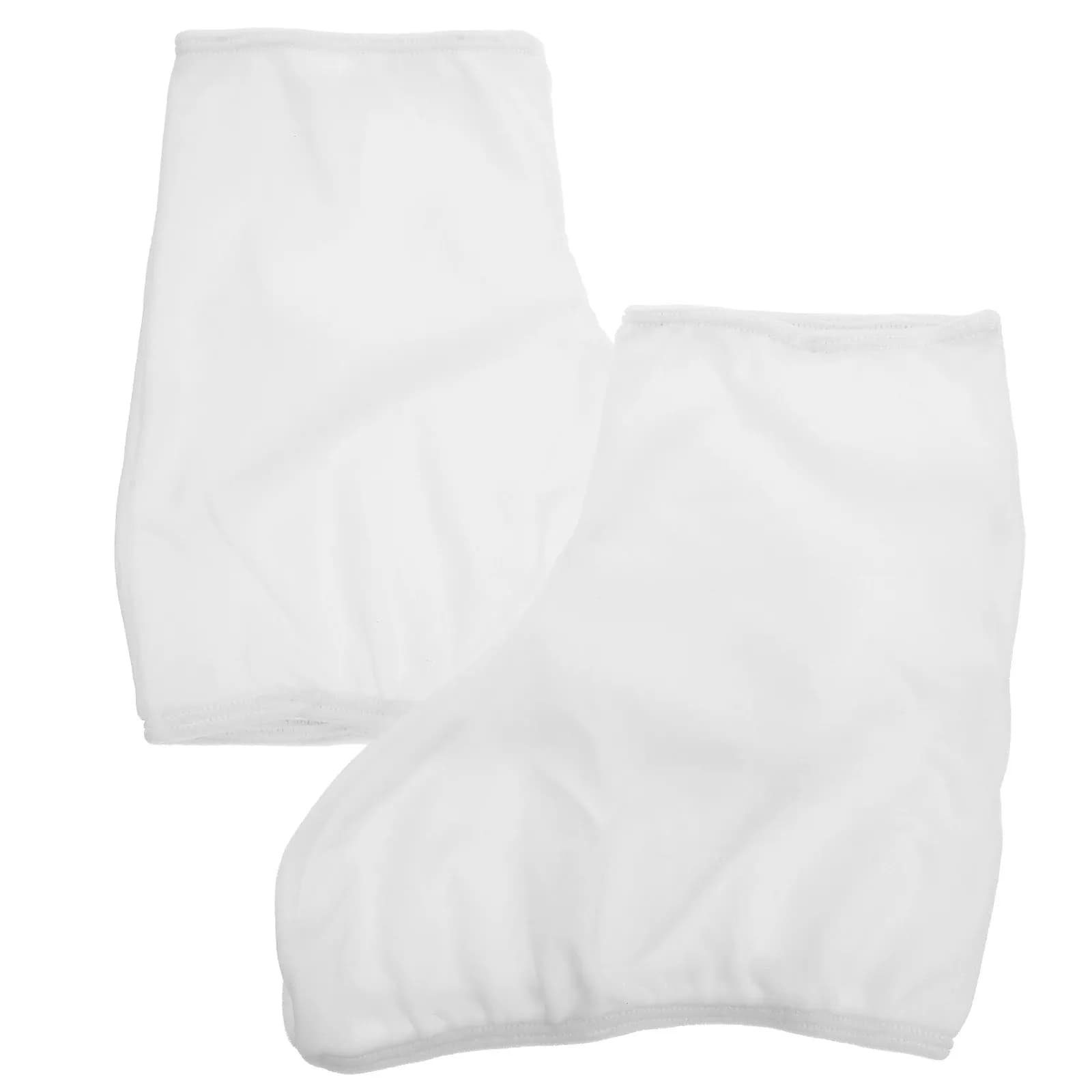 Copri Pattini da Ghiaccio per Hockey e Pattinaggio Artistico, Elastici, Estensibili, Assorbenti, Protezione per Scarpe da Pattinaggio, Taglia S, Bianco