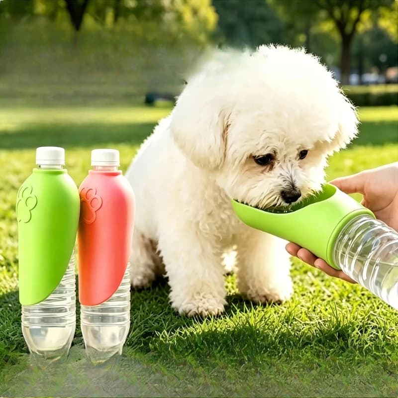 2pcs portable cat and dog water bottles, outdoor drinking water containers for dogs, portable water cups for dogs