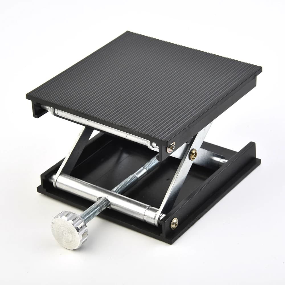 Tavolo elevatore Piastra da laboratorio Jack Supporto a forbice Piattaforma Router Banco da lavoro Tavolo Banchi per la lavorazione del legno Alta quanlity