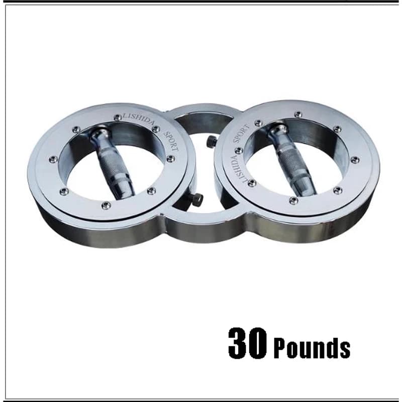 30-pound burner machine with resistance adjustment, 360-degree rotating grips trainer for hands and 30-pound handlebar forearm