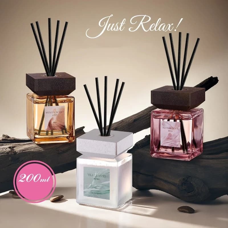 200ml Reed Diffuser Oil No Flame Aromatherapy Essential Oil For Home Car Deodorant Long-Term Fragrance Room Furniture