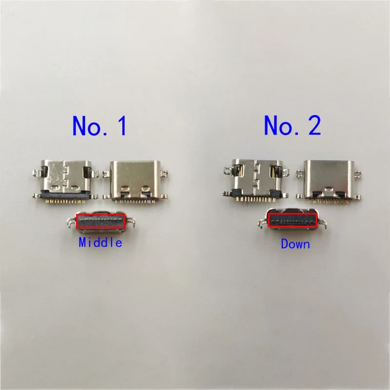 Connettore per porta di ricarica per caricabatterie USB da 2-10 pezzi per Doogee S97 Pro/S96/S96Pro/MIX2/BL9000/Y7Plus/N100/Ulefone Armor 3 3T 3W 3WT