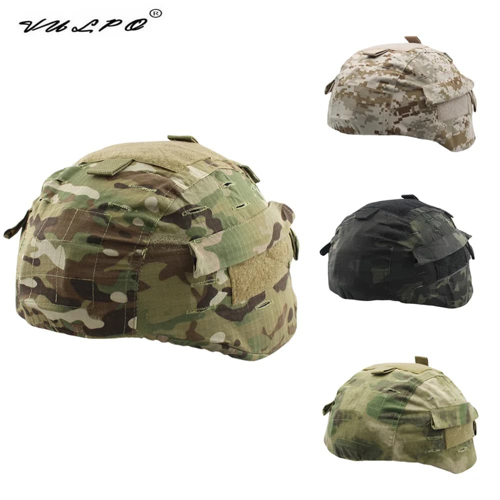 VULPO Copertura per casco tattico per MICH2000 Copertura per casco Caccia Airsoft Paintball Accessori per casco