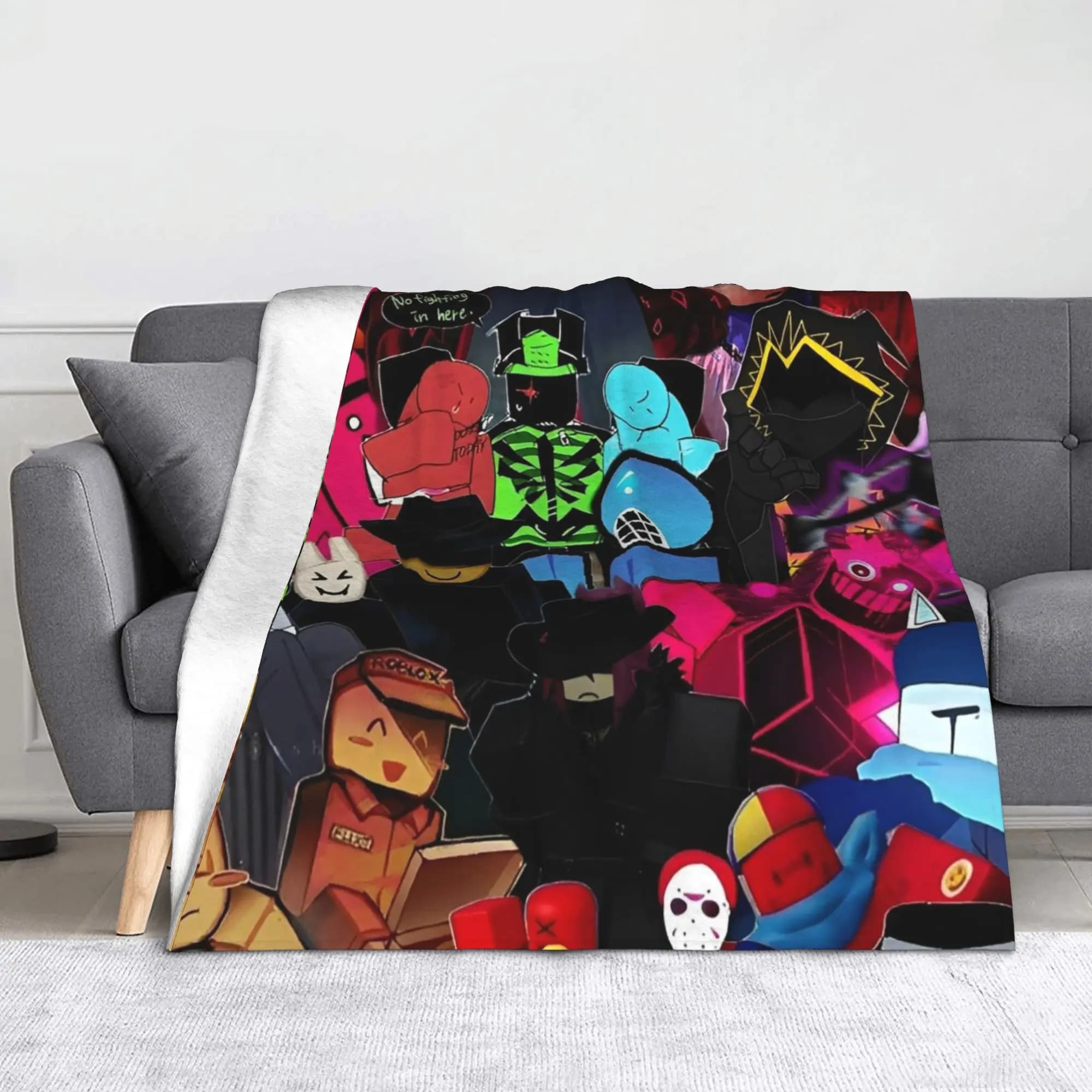 Forsaken Game Blankets Flannel Funny Breathable Throw Blanket for Coverlet All Season