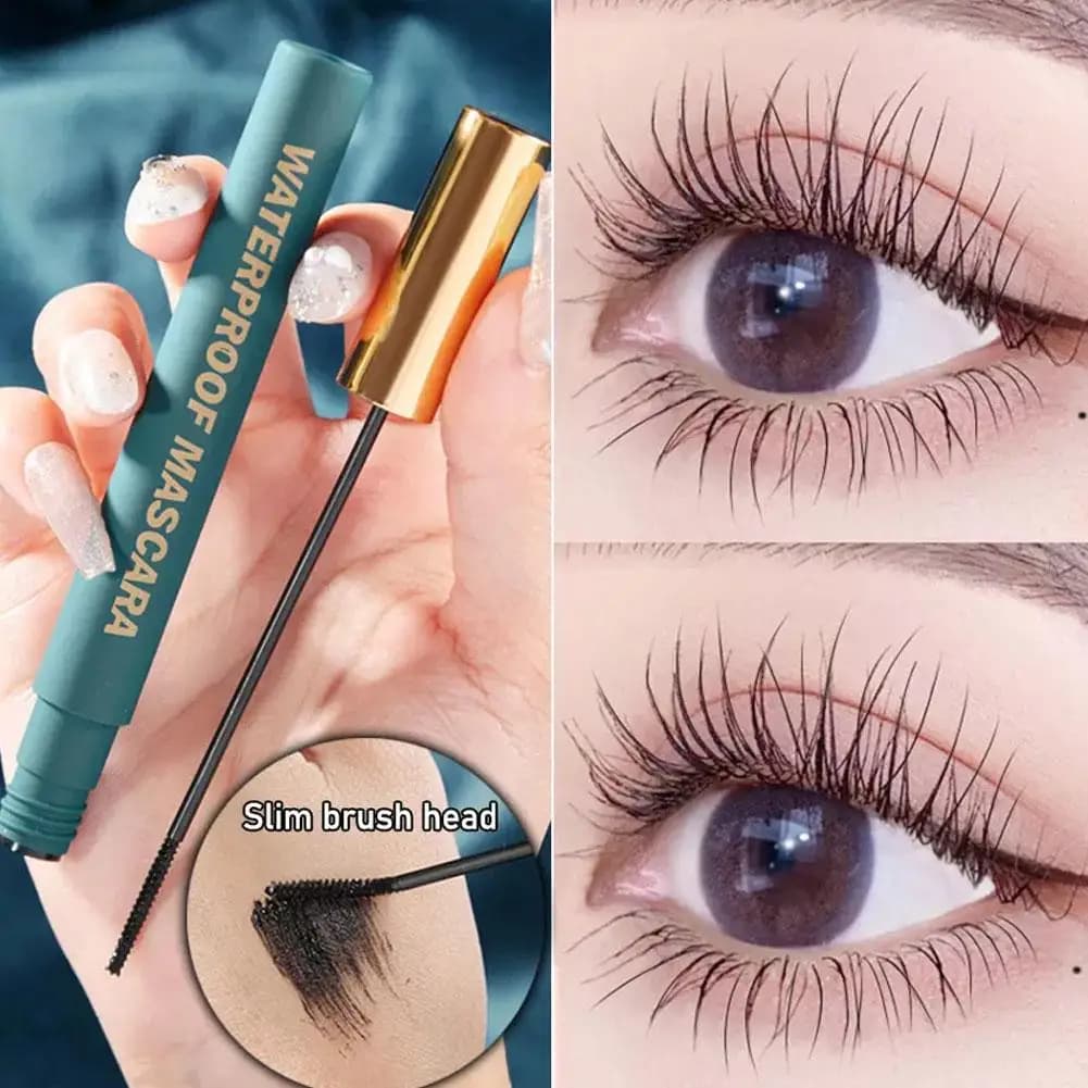 Mascara 4D, Black, Waterproof, Ultra-Lungo, Volumizing, Long-Term, Anti-Sbavature, Perfect for Festivals and Special Occasions