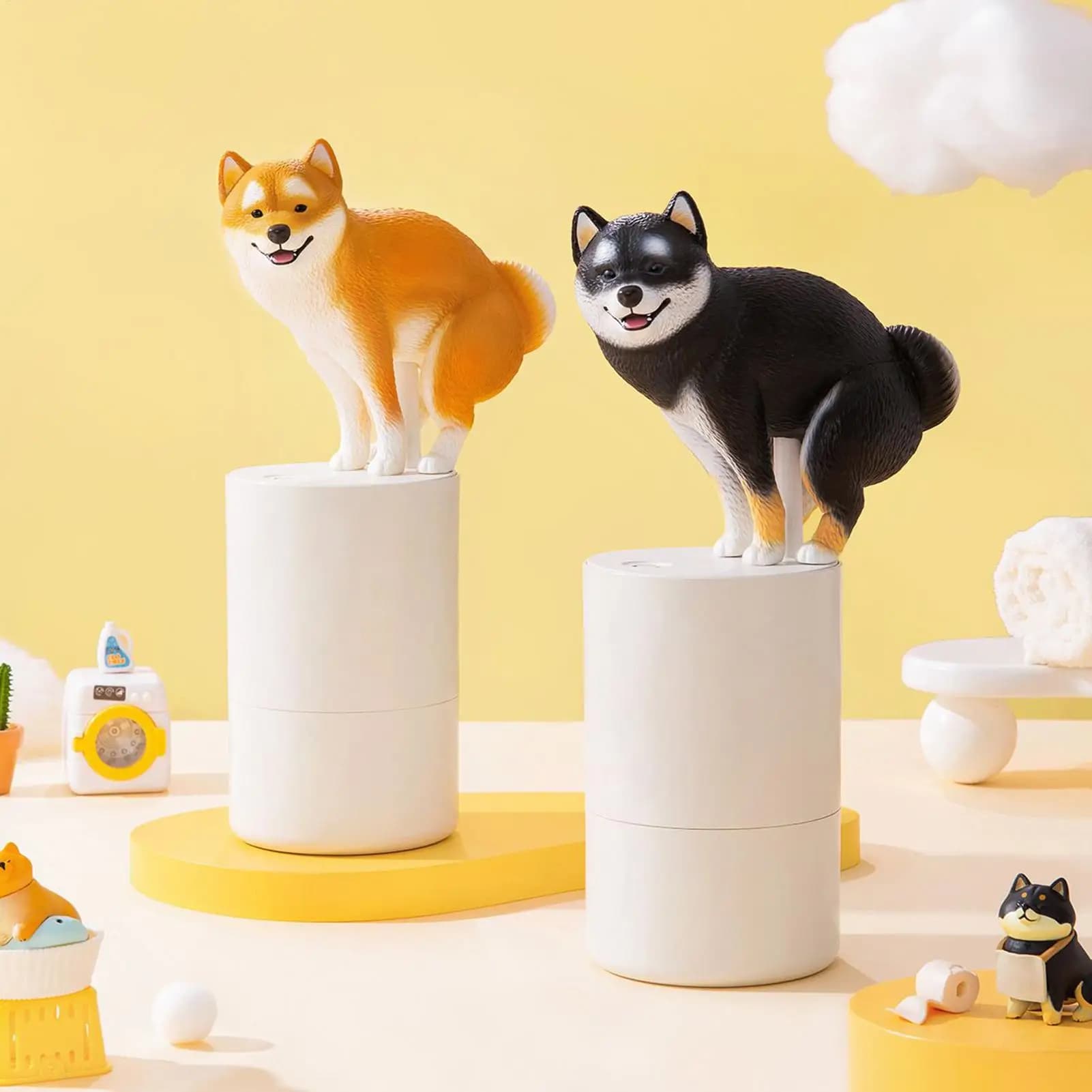 Dispenser automatico di sapone Dispenser automatico di sapone schiumogeno per cani Touchless Accessori da bagno a batteria per gadget per la decorazione domestica