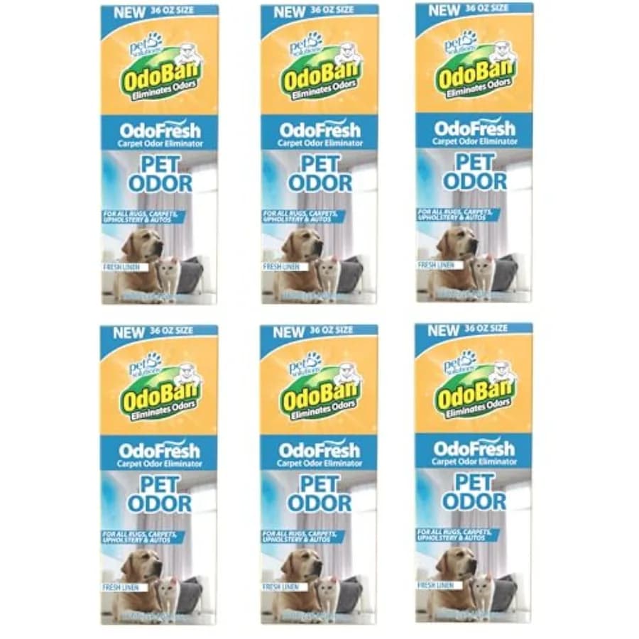 OdoBan OdoFresh Polvere Deodorante per Tappeti e Ambienti, Elimina Odori Domestici come Fumo, Urina di Animali Domestici, Cani e Lettiere per Gatti
