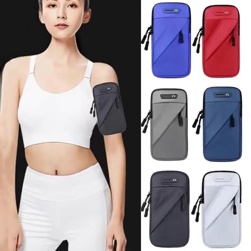 Universal 7' Waterproof Sport Arm Bag Outdoor Running Cycling Arm Band Mobile Phone Bags Case Armband Belt Wrist Pouch Holder