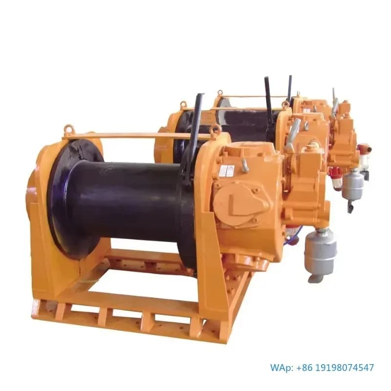 Explosion Proof Pneumatic Air Winch Marine Oil Field Coal Mine Wire Rope Hoist Lifting Equipment