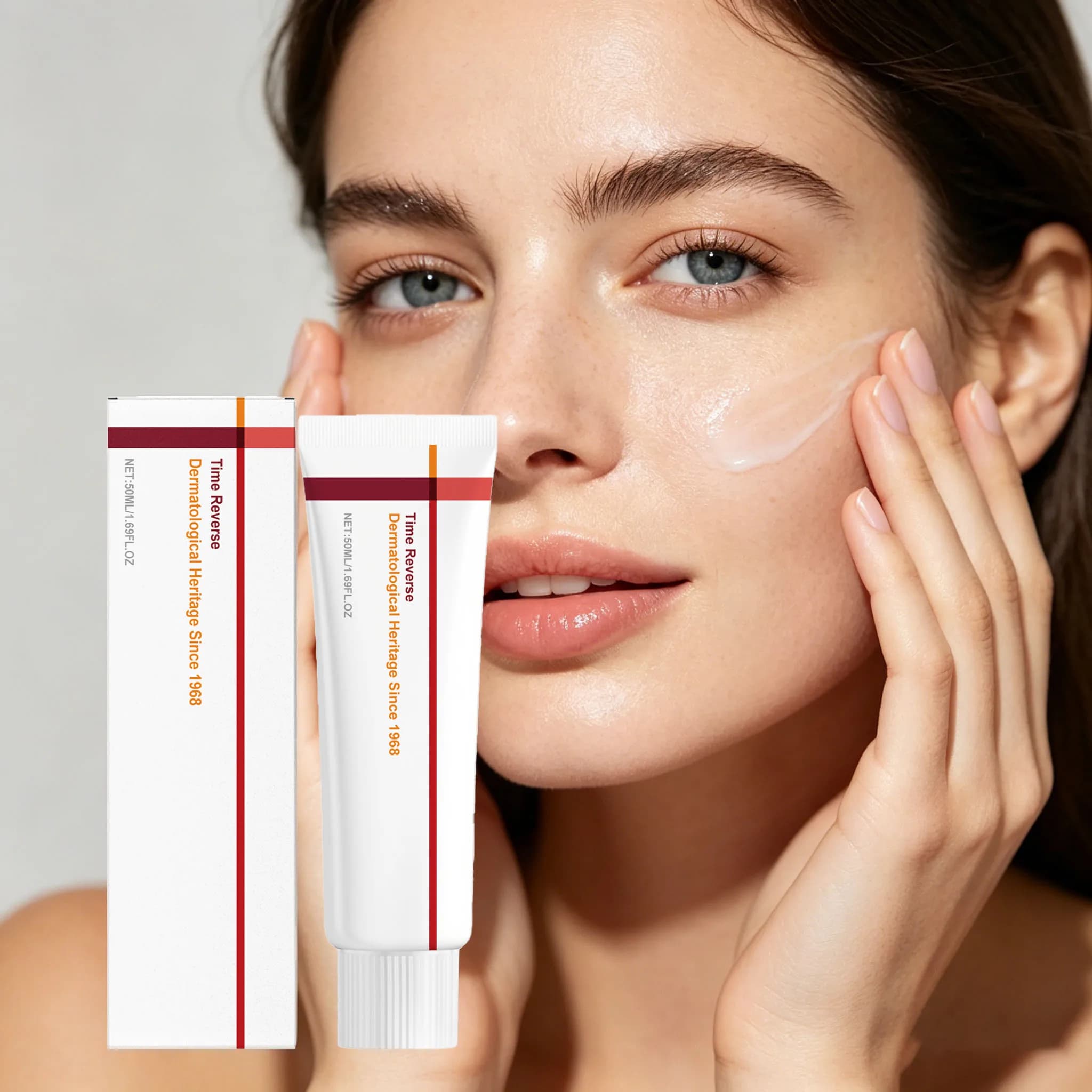 50ML Centella Face Cream Daily Nourishing Enhance Smoothness Non-sticky Soothing Redness Restore Skin Elasticity Facial Cream