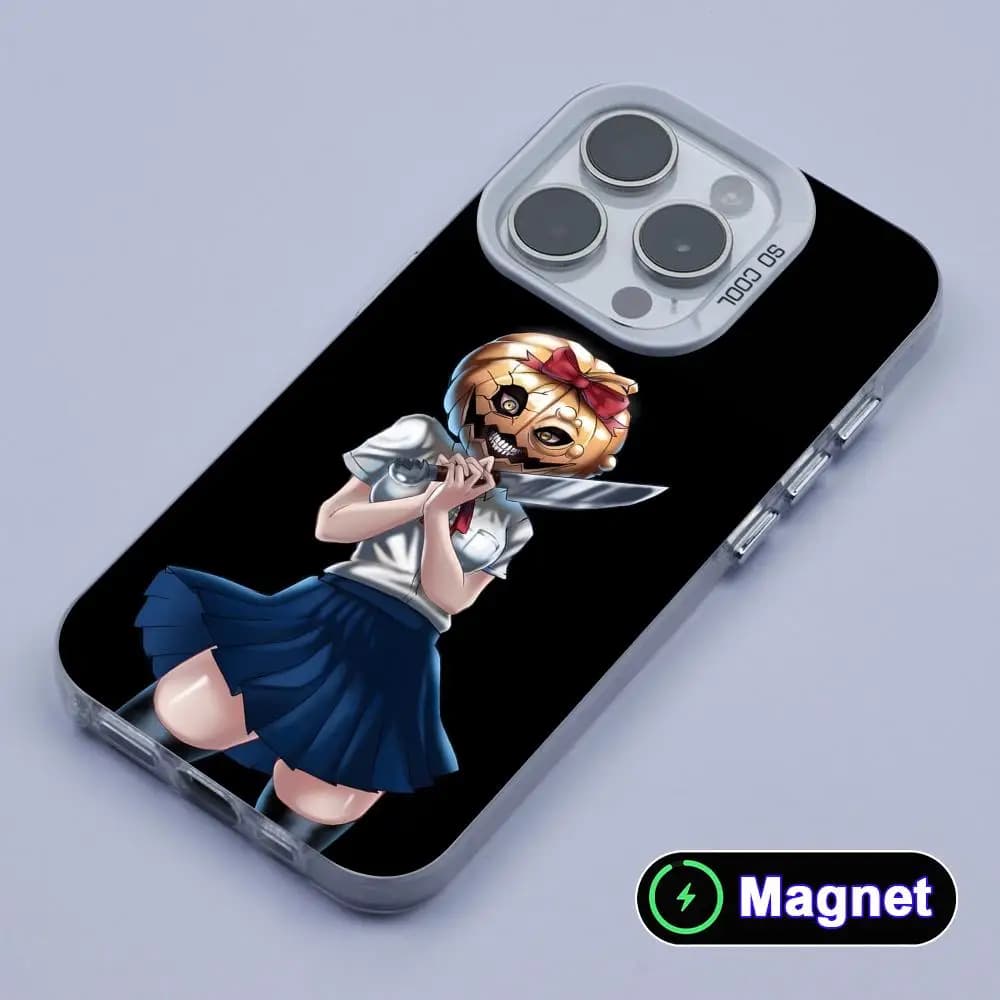 Pumpkin Naoko Kirino Phone Case for iPhone 17 16 15 14 13 12 11 X XR XS Air Pro Max Plus Colorful Silver Magnet Cover