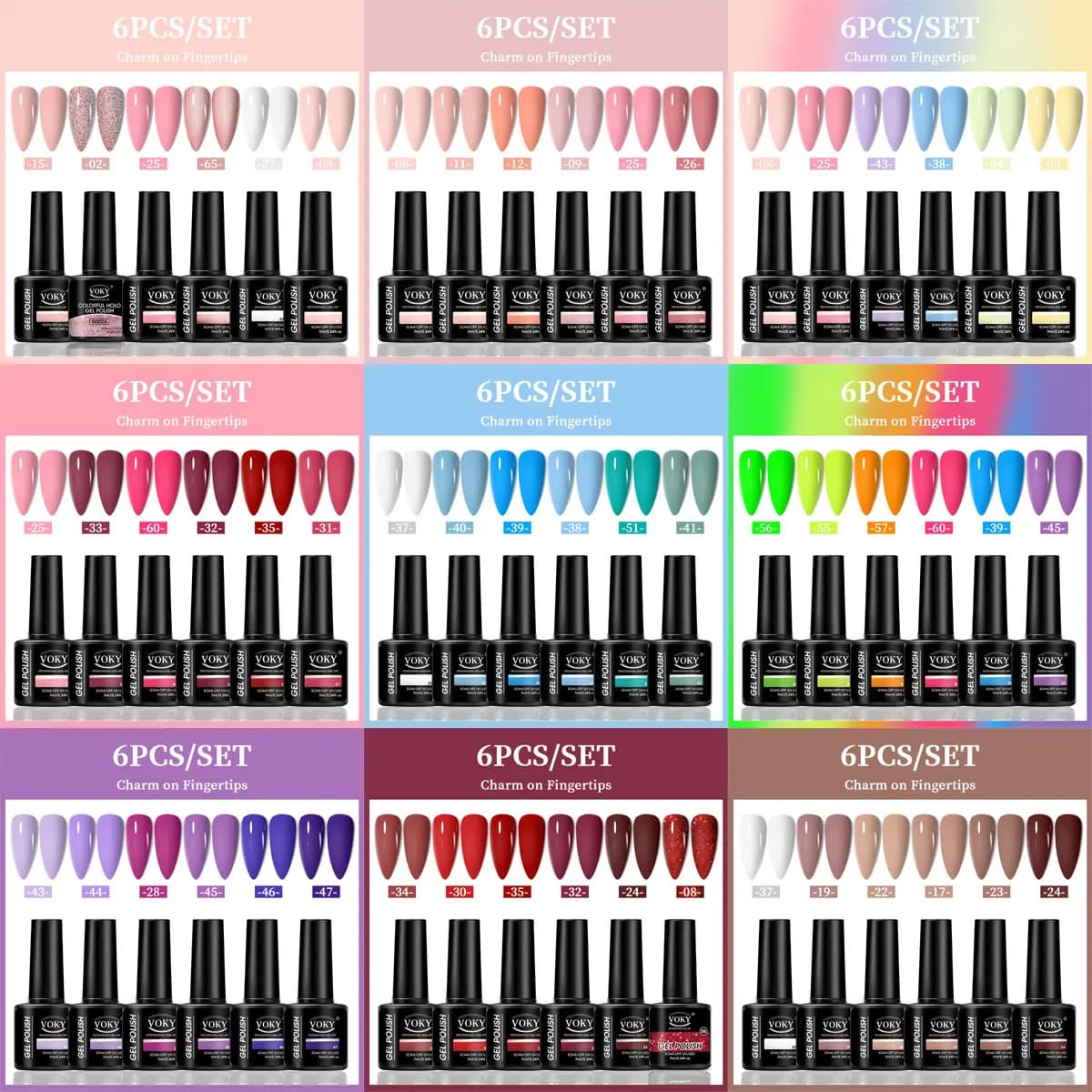 Color Blocks Series | Shiny Nails 0.24 oz Fashionable Candy Foam Gel Semipermanent Nail Art Dropping LED Nail Salon Gel for Nail Art DIY Sea