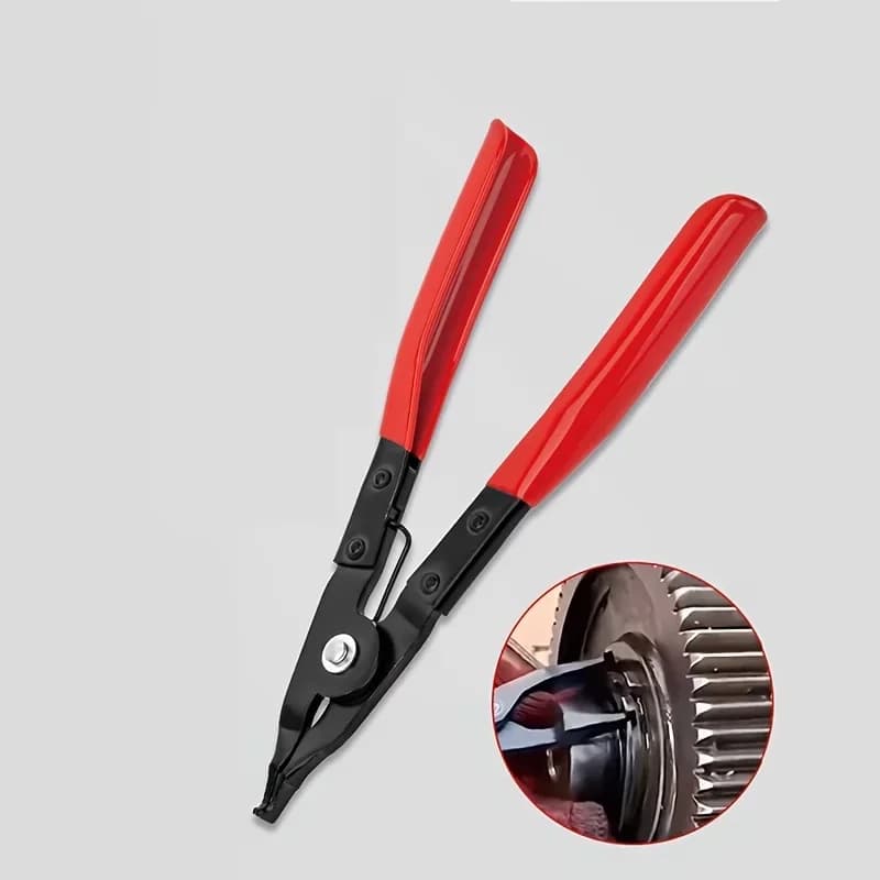 Pinze per Anelli Elastici di Grado Professionale - Dotate di Impugnatura Comoda Antiscivolo, Strumento Manuale per l'Installazione di Circlip