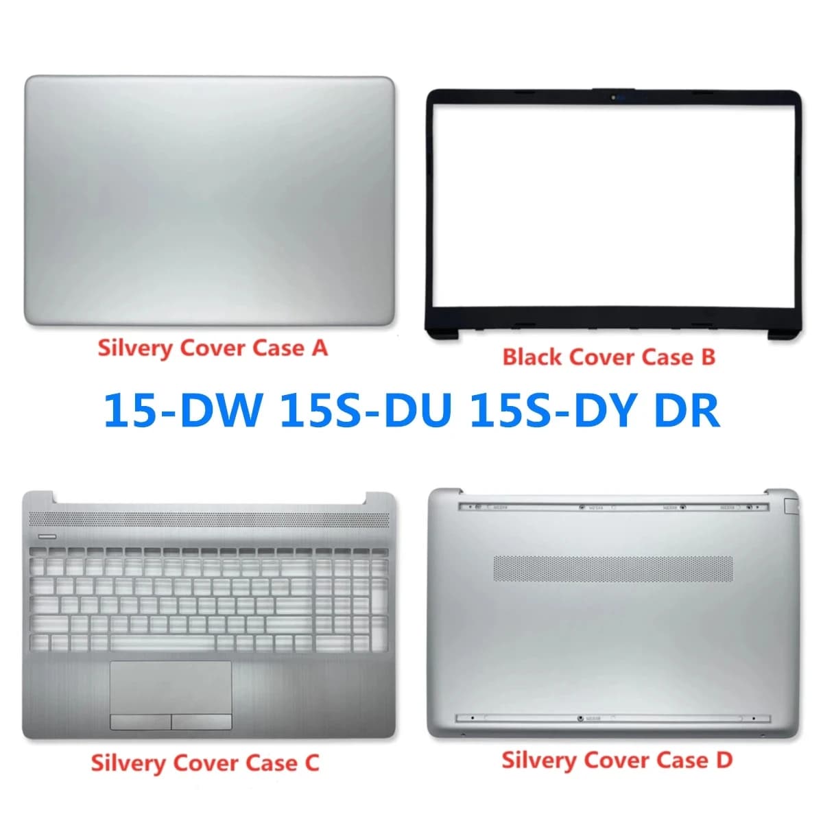 Nuovo Computer Portatile Per 15-DW 15S-DU 15S-DY 15S-DR TPN-C139 C151 250 G8 255 G8 LCD Caso Della Copertura Posteriore/Lunetta Anteriore/Palmrest/Fondo/Cerniera