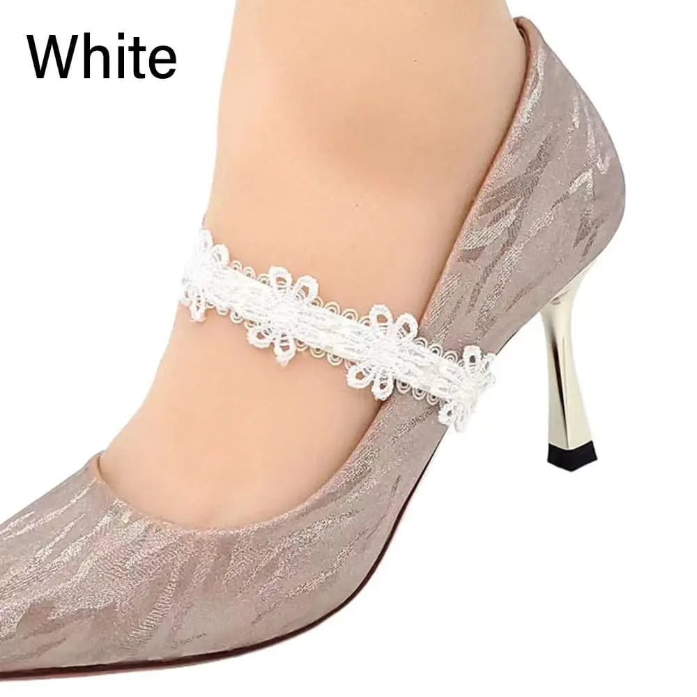 Scarpe da donna Accessori per fascia Cintura per scarpe alla caviglia Tacchi alti con cinghie antiscivolo Fascio di lacci