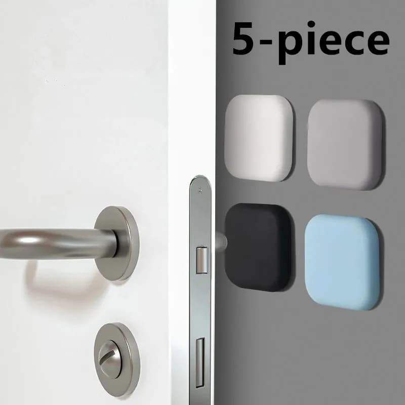 Silicone Stopper Door Mute Stickers Deurstopper Protection Porte Pad Door Stopper Silicon Rubber Hardware Bumper Wall Mat