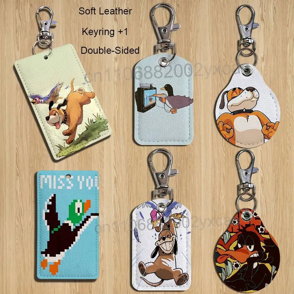 Portachiavi con custodia protettiva per chiavi di sicurezza Duck Hunt per cani da caccia, ideale come regalo