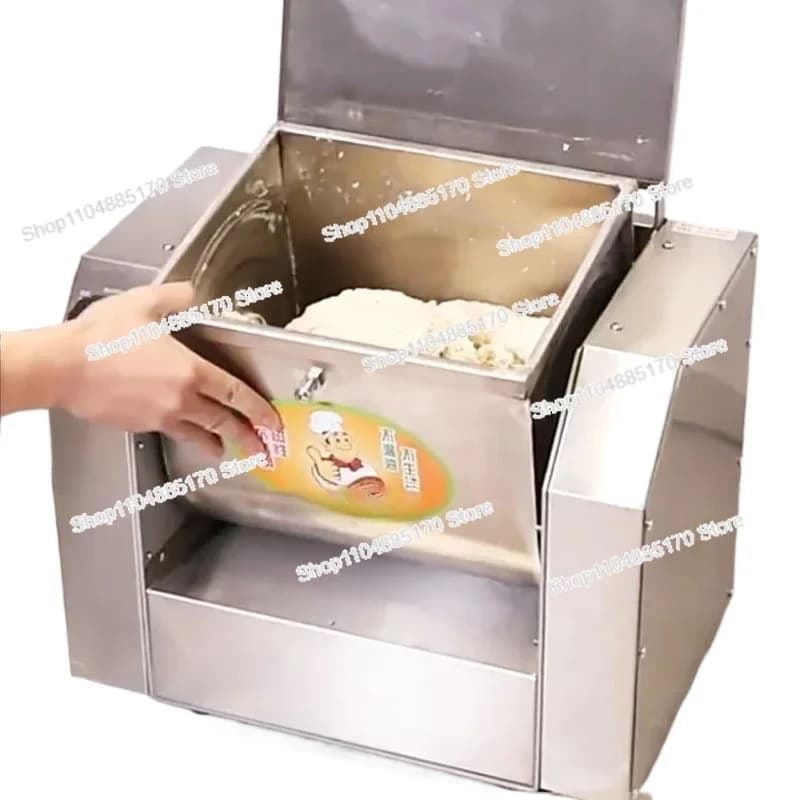 Impastatrice elettrica 5kg Impastatrici per farina Impastatrice commerciale Spin Mixer Pasta in acciaio inossidabile Mescolando Alimenti per fare il pane 220v 110v