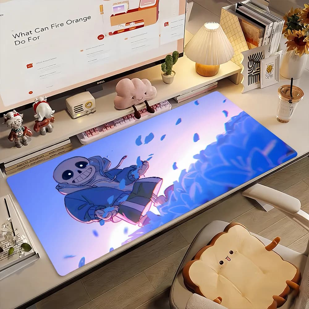 Tappetino per mouse Game U-Undertale S-Sans-S, in gomma antiscivolo, per computer, decorazione, tappetino da scrivania, per laptop, ufficio, grande