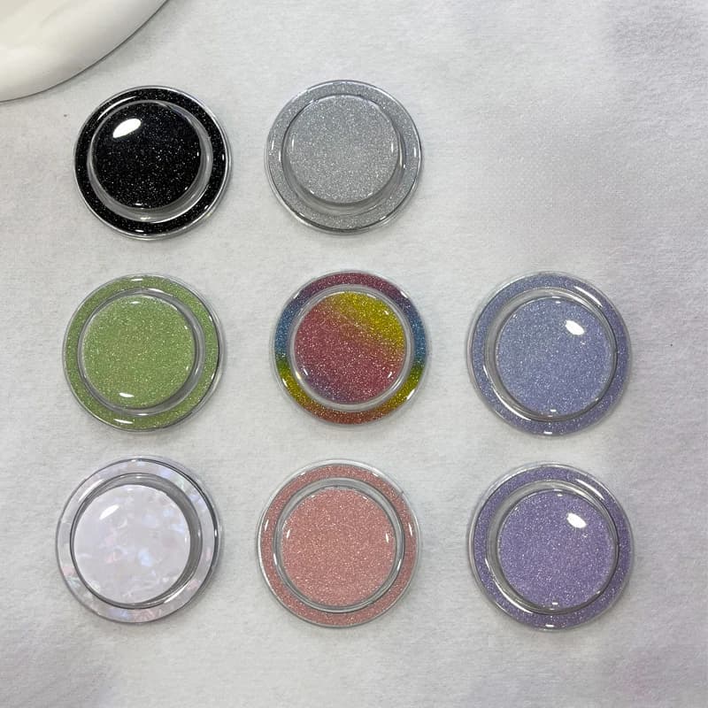 Y2K 3D Glitter Coloful Supporto magnetico rotondo Grip Tok Griptok Supporto per telefono Supporto per iPhone 14 Per Pad Magsafe Smart Tok