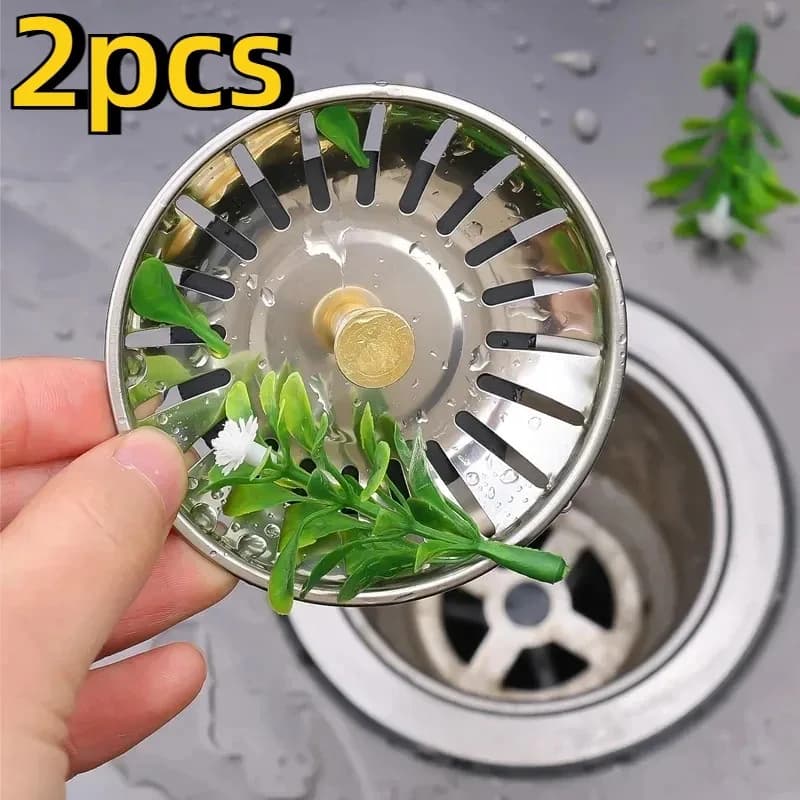 2 Pieces Filter for Washer, Drain cap, Lavandino filter, Floor drain filter, Kitchen tool